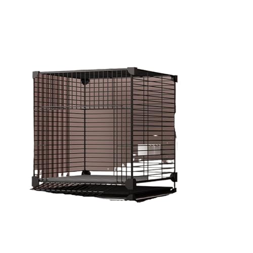 Papageienvogelkäfig, großer Haushaltskäfig, Tigerfell, schwarzer Phönix, Pfingstrose, horizontaler Draht, spezieller Metall-Zierkäfig(Color 6) von ZGCrumphant
