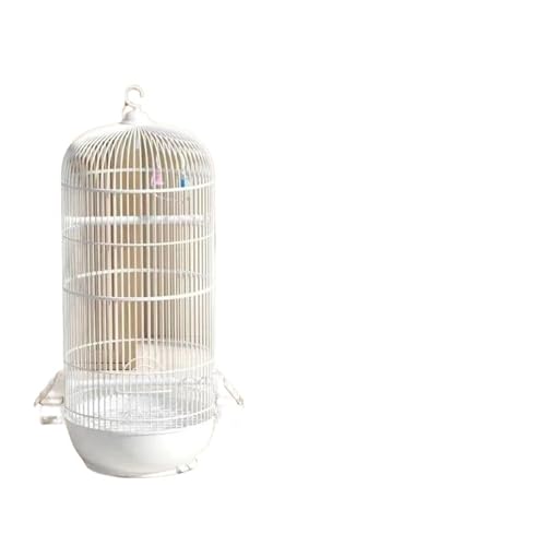 Runder großer Vogelkäfig aus Metall, for Papageien, Tigerfell, Xuanfeng, Pfingstrose, Zebrafinken, Villa(Color 1) von ZGCrumphant