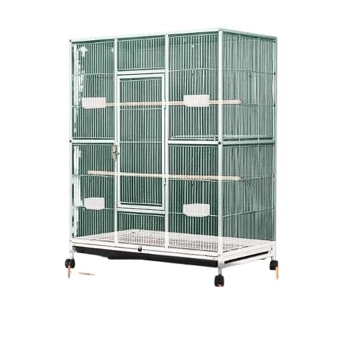 Vogel Zubehör Käfige Outdoor Taube Feeder Sittiche Voliere Hamster Vogel Käfige Papageien Decorativa Zubehör(46x77x100cm-white) von ZGCrumphant