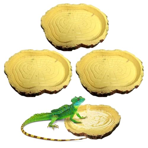 ZGDEIWGF 3 Stück Reptilien-Haustier-Futternäpfe, Reptilien-Zubehör, Reptilien-Haustierbedarf, Futterschalen, Haustier-Fütterungszubehör ZGDEIWGF 3 Stück Reptilien-Haustier-Futternäpfe, Reptilien-Zubehör, Reptilien-Haustierbedarf, Futterschalen, Haustier-Fütterungszubehör von ZGDEIWGF