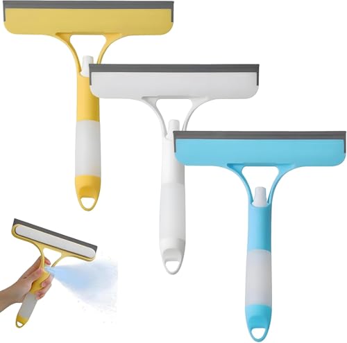 ZGFHLI 3 in 1 Window Cleaning Scraper,Squeegee and Scrubber with Spray,2025 New 3 in 1 Window Cleaner,Easy to Clean Without Streaks,All-Purpose Spray Function with Ergonomic Handle,3pcs ZGFHLI 3 in 1 Window Cleaning Scraper,Squeegee and Scrubber with Spray,2025 New 3 in 1 Window Cleaner,Easy to Clean Without Streaks,All-Purpose Spray Function with Ergonomic Handle,3pcs von ZGFHLI