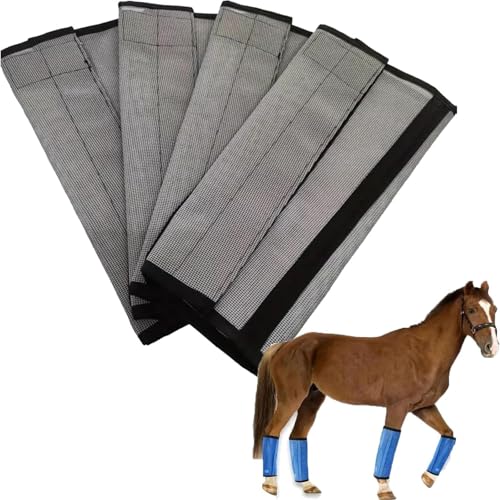 ZGFHLI Breathable Mesh Horse Flyproof Leggings,Loose-Fitting Horse Fly Leggings Breathable,Tear-Resistant Fine Mesh Leg Guards Stay-On Comfortable Fly Boots for Pasture Or Stable Use,Grau ZGFHLI Breathable Mesh Horse Flyproof Leggings,Loose-Fitting Horse Fly Leggings Breathable,Tear-Resistant Fine Mesh Leg Guards Stay-On Comfortable Fly Boots for Pasture Or Stable Use,Grau von ZGFHLI