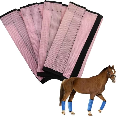 ZGFHLI Breathable Mesh Horse Flyproof Leggings,Loose-Fitting Horse Fly Leggings Breathable,Tear-Resistant Fine Mesh Leg Guards Stay-On Comfortable Fly Boots for Pasture Or Stable Use,Rosa ZGFHLI Breathable Mesh Horse Flyproof Leggings,Loose-Fitting Horse Fly Leggings Breathable,Tear-Resistant Fine Mesh Leg Guards Stay-On Comfortable Fly Boots for Pasture Or Stable Use,Rosa von ZGFHLI