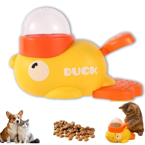 ZGFHLI Cat Slot Machine Treat Dispenser,Interactive Duck Frenchie Toy, Cat Treat Dispenser Toy, IQ Training & Mental Enrichment,Cats Puzzle Treats Dispensers,for Home,Pets,Small,1pcs ZGFHLI Cat Slot Machine Treat Dispenser,Interactive Duck Frenchie Toy, Cat Treat Dispenser Toy, IQ Training & Mental Enrichment,Cats Puzzle Treats Dispensers,for Home,Pets,Small,1pcs von ZGFHLI