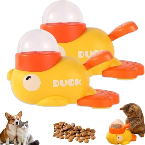 ZGFHLI Cat Slot Machine Treat Dispenser,Interactive Duck Frenchie Toy, Cat Treat Dispenser Toy, IQ Training & Mental Enrichment,Cats Puzzle Treats Dispensers,for Home,Pets,Small,2pcs ZGFHLI Cat Slot Machine Treat Dispenser,Interactive Duck Frenchie Toy, Cat Treat Dispenser Toy, IQ Training & Mental Enrichment,Cats Puzzle Treats Dispensers,for Home,Pets,Small,2pcs von ZGFHLI