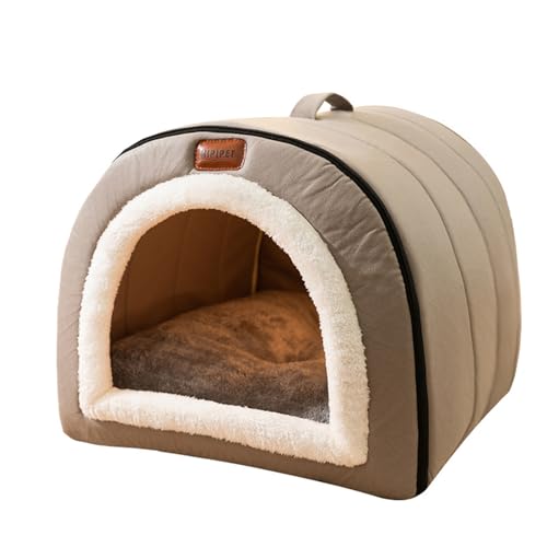 ZGFHLI Hundehütte Indoor Hundehaus Höhle Katzenhaus Hundekissen Katzenkissen Flauschiges Haus Dauerhaft, Gemütlich, Grau, 50X40x35 cm,Grau ZGFHLI Hundehütte Indoor Hundehaus Höhle Katzenhaus Hundekissen Katzenkissen Flauschiges Haus Dauerhaft, Gemütlich, Grau, 50X40x35 cm,Grau von ZGFHLI