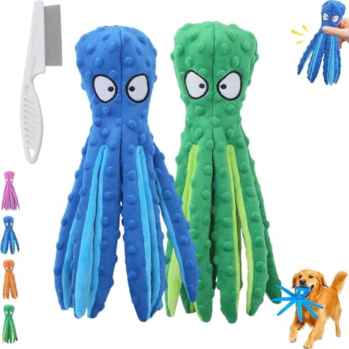 ZGFHLI Whiskerspot Octopus Dog Toy,Interactive Squeak & Crinkle Design,Stuffing-Free Plush for Small to Large Dogs,Durable Interactive Chew Toys,Machine-Washable Fun Toy,1 ZGFHLI Whiskerspot Octopus Dog Toy,Interactive Squeak & Crinkle Design,Stuffing-Free Plush for Small to Large Dogs,Durable Interactive Chew Toys,Machine-Washable Fun Toy,1 von ZGFHLI