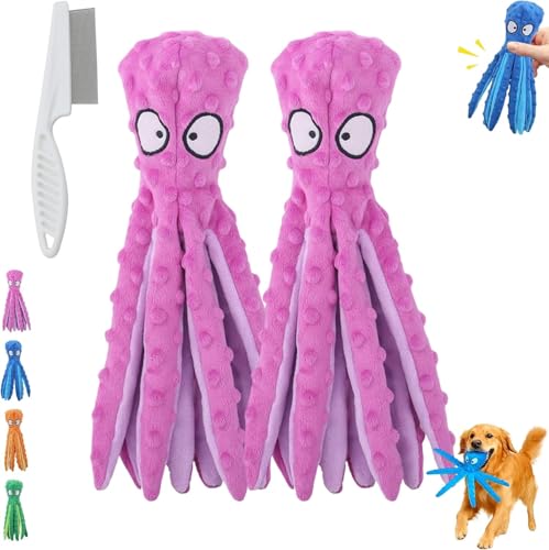 ZGFHLI Whiskerspot Octopus Dog Toy,Interactive Squeak & Crinkle Design,Stuffing-Free Plush for Small to Large Dogs,Durable Interactive Chew Toys,Machine-Washable Fun Toy,3 ZGFHLI Whiskerspot Octopus Dog Toy,Interactive Squeak & Crinkle Design,Stuffing-Free Plush for Small to Large Dogs,Durable Interactive Chew Toys,Machine-Washable Fun Toy,3 von ZGFHLI