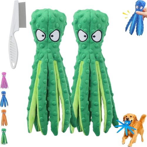ZGFHLI Whiskerspot Octopus Dog Toy,Interactive Squeak & Crinkle Design,Stuffing-Free Plush for Small to Large Dogs,Durable Interactive Chew Toys,Machine-Washable Fun Toy,5 ZGFHLI Whiskerspot Octopus Dog Toy,Interactive Squeak & Crinkle Design,Stuffing-Free Plush for Small to Large Dogs,Durable Interactive Chew Toys,Machine-Washable Fun Toy,5 von ZGFHLI
