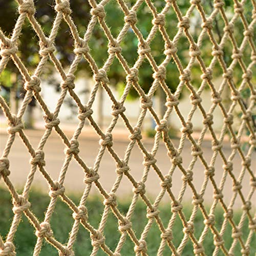 ZGQSW Kletternetz für Kinder, Hanfseilnetz, Anti-Fall-Netz, Innenweben, Deckendekoration, Gitter für Treppen, Outdoor, Terrassen, Balkon, Dekoration (3 x 10 m) von ZGQSW
