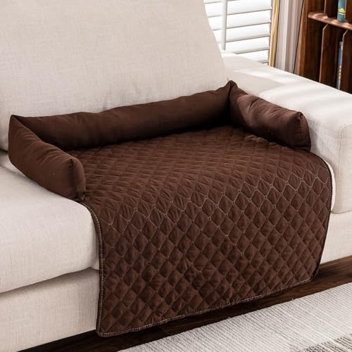 ZGWRYI Cooling Dog Bed,Dog Blanket Sofa,Car Mat,Sofa Nest Small and Medium cat and Dogs Pet Pad,Machine Washable(Brown,90 * 90cm) von ZGWRYI