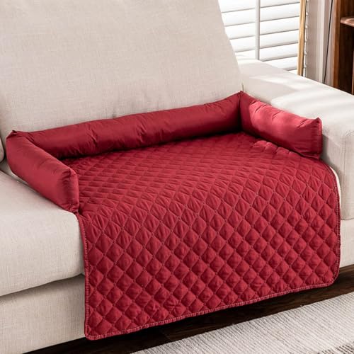 ZGWRYI Cooling Dog Bed,Dog Blanket Sofa,Car Mat,Sofa Nest Small and Medium cat and Dogs Pet Pad,Machine Washable(Red,90 * 90cm) von ZGWRYI