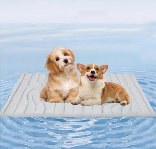 ZGWRYI Cooling Sofa Bed Fur Barn Cooling Dog Bed Waterproof Couch Cover Washable Non-Slip Underside Dogs Couch Bed for Sofa Floor Car Self-Cooling Pet Bed for Summer(Large) von ZGWRYI