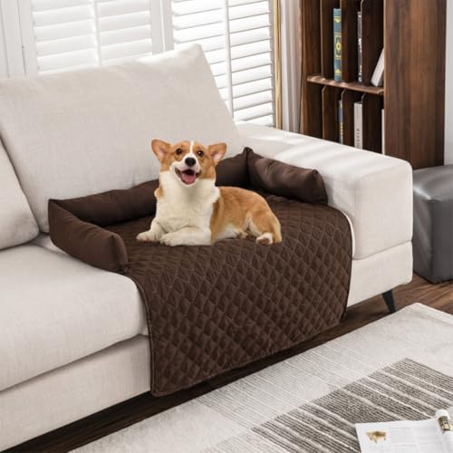 ZGWRYI Innovative Ice-Cooler Cooling Mat for Dogs & Cats - Prevents Overheating | Suitable for Garden, Bed, House & Car Seat(Coffee,90x135cm/35.4x53.1in) von ZGWRYI