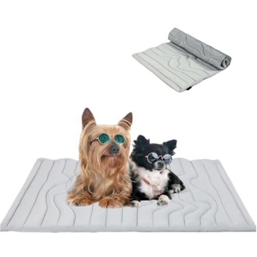 ZGWRYI Pet Ice Mat Cooling Summer Dog Beds Washable Cooling Mat for Dogs and Cats Cooling Bed for Hot Summer Days for pet Waterproof Cat/Dogs Bed(Large) von ZGWRYI