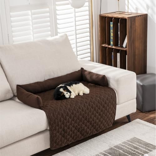 ZGWRYI The Innovative Cooling Mat for Dogs Cooling Mat Dog Made of Cooling Fabric Reversible Machine Washable Self-Cooling Pads for Dogs and Cats for Home Travel(Coffee,90x120cm/35.4x47.2in) von ZGWRYI