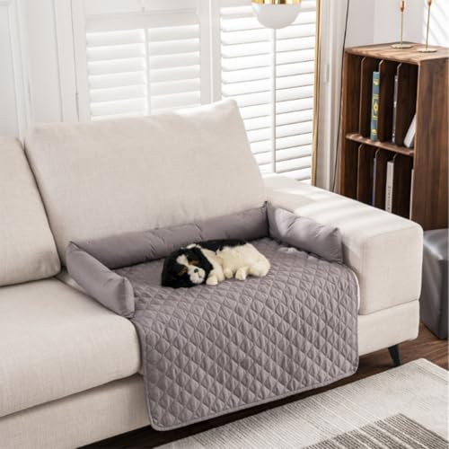 ZGWRYI The Innovative Cooling Mat for Dogs Cooling Mat Dog Made of Cooling Fabric Reversible Machine Washable Self-Cooling Pads for Dogs and Cats for Home Travel(Light Gray,90x90cm/35.4x35.4in) von ZGWRYI