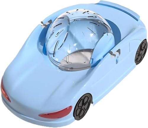 Kreativer Hamster-Laufball, lustiger Hamster-Laufball in Autoform, transparent und geräuschlos, geeignet für Hamster, Frettchen und Kleintiere von ZGYCHZY