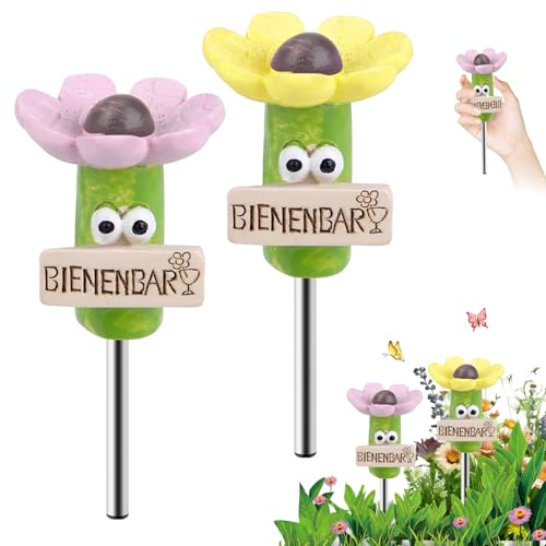 2 Stück Insect Drinkers, Bienen-Tränkestationen, Fascinating Drinkers for Wild Bees and Insects, Bienen-Trinkbecher für Garten, Schmetterlings-Tränkebecher, Bienenbecher für Garten 2 Stück Insect Drinkers, Bienen-Tränkestationen, Fascinating Drinkers for Wild Bees and Insects, Bienen-Trinkbecher für Garten, Schmetterlings-Tränkebecher, Bienenbecher für Garten von ZHAO GE