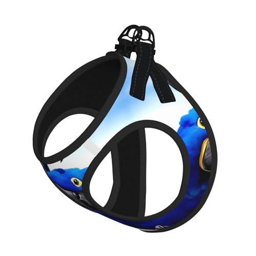 L Leash Hundegeschirr, kleine Größe, Papageienmotiv, reflektierend, für draußen und mit dem Hund spazieren gehen L Leash Hundegeschirr, kleine Größe, Papageienmotiv, reflektierend, für draußen und mit dem Hund spazieren gehen von ZHAOUR