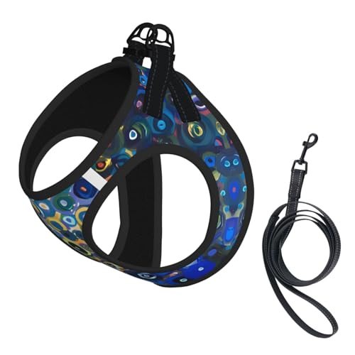 L Leash Hundegeschirr, kleine Größe, farbiger Maldruck, Haustier-Leinen-Set, reflektierend, für Outdoor und Spaziergänge mit dem Hund L Leash Hundegeschirr, kleine Größe, farbiger Maldruck, Haustier-Leinen-Set, reflektierend, für Outdoor und Spaziergänge mit dem Hund von ZHAOUR