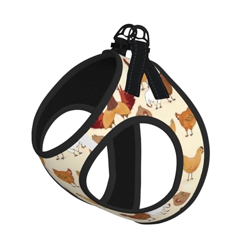 L Leash Hundegeschirr, kleine Größe, mit Hühnerbrut, reflektierend, für Outdoor und Spaziergänge mit dem Hund L Leash Hundegeschirr, kleine Größe, mit Hühnerbrut, reflektierend, für Outdoor und Spaziergänge mit dem Hund von ZHAOUR