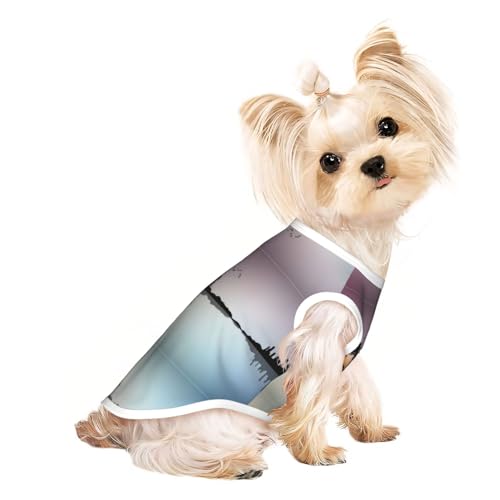 L Pet atmungsaktives ärmelloses T-Shirt – leichtes reflektierendes Gitarren-Print Tanktop Outfit für kleine und mittelgroße Hunde L Pet atmungsaktives ärmelloses T-Shirt – leichtes reflektierendes Gitarren-Print Tanktop Outfit für kleine und mittelgroße Hunde von ZHAOUR