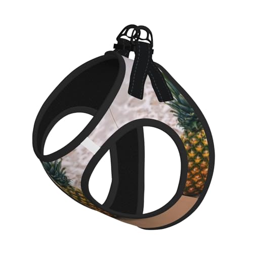 M Leash Hundegeschirr, kleine Größe, Ananas am Strand, reflektierend, für Outdoor und Spaziergänge mit dem Hund M Leash Hundegeschirr, kleine Größe, Ananas am Strand, reflektierend, für Outdoor und Spaziergänge mit dem Hund von ZHAOUR