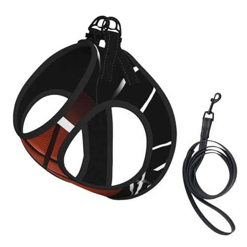 M Leash Hundegeschirr, kleine Größe, Basketball-Druck, Haustier-Leinen-Set, reflektierend, für Outdoor und Spaziergänge mit dem Hund M Leash Hundegeschirr, kleine Größe, Basketball-Druck, Haustier-Leinen-Set, reflektierend, für Outdoor und Spaziergänge mit dem Hund von ZHAOUR