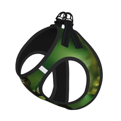 M Leash Hundegeschirr, kleine Größe, Friedensfrosch-Baum-Druck, Haustier-Leinen-Set, reflektierend, für Outdoor und Spaziergänge mit dem Hund M Leash Hundegeschirr, kleine Größe, Friedensfrosch-Baum-Druck, Haustier-Leinen-Set, reflektierend, für Outdoor und Spaziergänge mit dem Hund von ZHAOUR