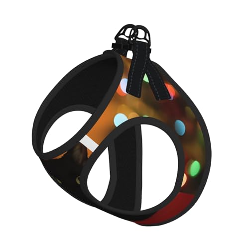 M Leash Hundegeschirr, kleine Größe, Weihnachtsmotiv, schwarze Katze, reflektierend, für Outdoor und Spaziergänge mit dem Hund M Leash Hundegeschirr, kleine Größe, Weihnachtsmotiv, schwarze Katze, reflektierend, für Outdoor und Spaziergänge mit dem Hund von ZHAOUR