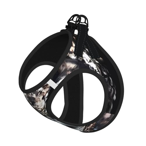 M Leash Hundegeschirr, kleine Größe, gelbe Augen, Eulen-Druck, Haustier-Leinen-Set, reflektierend, für Outdoor und Spaziergänge mit dem Hund M Leash Hundegeschirr, kleine Größe, gelbe Augen, Eulen-Druck, Haustier-Leinen-Set, reflektierend, für Outdoor und Spaziergänge mit dem Hund von ZHAOUR