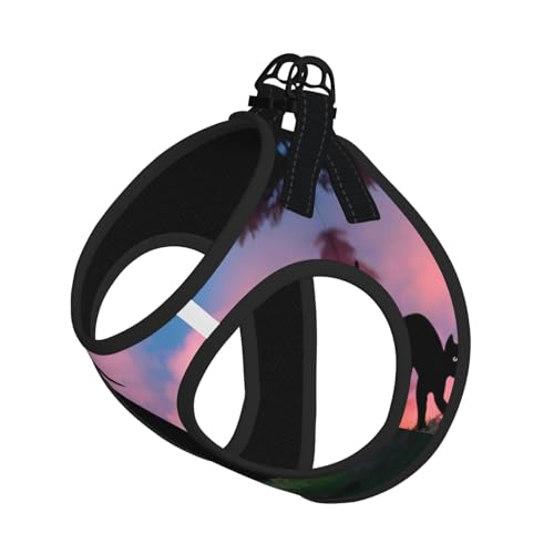 M Leash Hundegeschirr, kleine Größe, gruseliger Halloween-Druck, Haustier-Leinen-Set, reflektierend, für Outdoor und Spaziergänge mit dem Hund M Leash Hundegeschirr, kleine Größe, gruseliger Halloween-Druck, Haustier-Leinen-Set, reflektierend, für Outdoor und Spaziergänge mit dem Hund von ZHAOUR