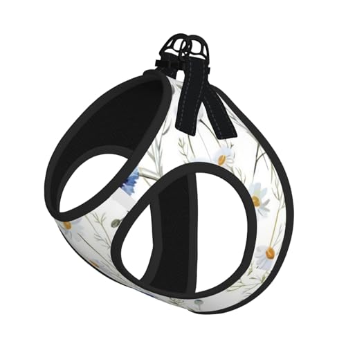M Leash Hundegeschirr, kleine Größe, handgezeichneter Blumendruck, Haustier-Leinen-Set, reflektierend, für Outdoor und Spaziergänge mit dem Hund M Leash Hundegeschirr, kleine Größe, handgezeichneter Blumendruck, Haustier-Leinen-Set, reflektierend, für Outdoor und Spaziergänge mit dem Hund von ZHAOUR