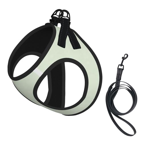 M Leash Hundegeschirr, kleine Größe, hellbohnengrün, reflektierend, für Outdoor und Spaziergänge mit dem Hund von ZHAOUR