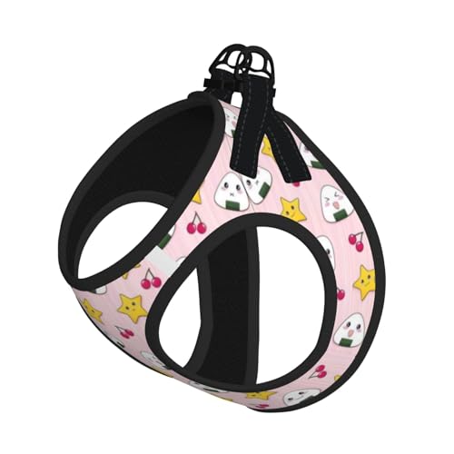 M Leash Hundegeschirr, kleine Größe, schöner Reisball-Druck, Haustier-Leinen-Set, reflektierend, für Outdoor und Spaziergänge mit dem Hund M Leash Hundegeschirr, kleine Größe, schöner Reisball-Druck, Haustier-Leinen-Set, reflektierend, für Outdoor und Spaziergänge mit dem Hund von ZHAOUR