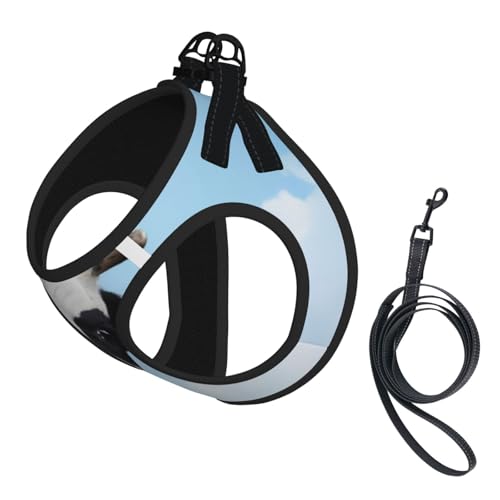 S Leash Hundegeschirr, kleine Größe, Kuhmuster, reflektierend, für Outdoor und Spaziergänge mit dem Hund S Leash Hundegeschirr, kleine Größe, Kuhmuster, reflektierend, für Outdoor und Spaziergänge mit dem Hund von ZHAOUR