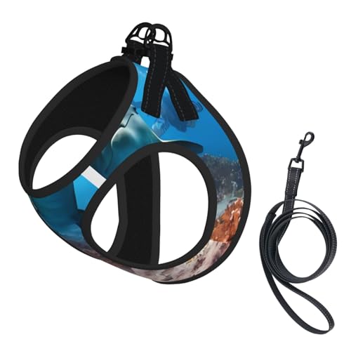 S Leash Hundegeschirr, kleine Größe, lustiger Delfin, der dich anschaut, bedruckt, reflektierend, für draußen und mit dem Hund spazieren gehen S Leash Hundegeschirr, kleine Größe, lustiger Delfin, der dich anschaut, bedruckt, reflektierend, für draußen und mit dem Hund spazieren gehen von ZHAOUR
