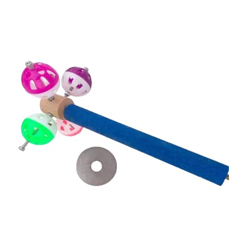Buntes Ballvogel Stehplatte Spielzeug Mit Texturflächen Für Verschiedene Kleine Bis Große Vögel Käfiganreicherungsaktivität Rotierende Glockenkugel von ZHENNB