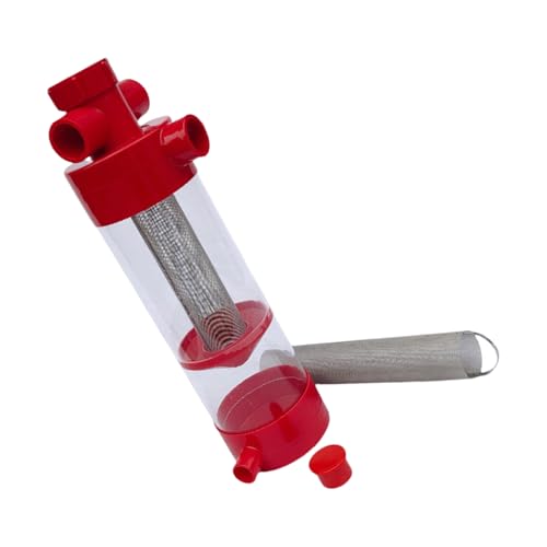 ZHENNB Professionelles Edelstahl Fisch Fäkalentfernung Für Salzwasserriffe Aquarium Teich Terrarium Paludarium Verbesserte Wasserqualität Wartung ABS Aquarium Fäkalabscheider von ZHENNB