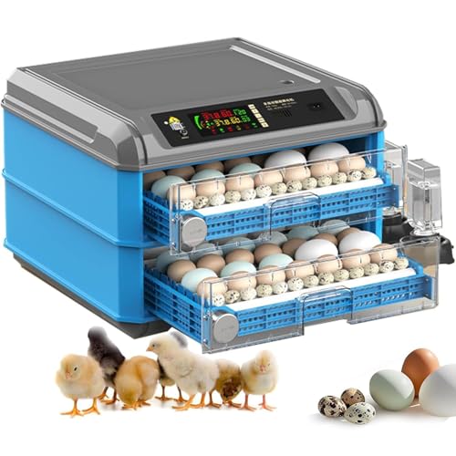 36/192/256/500 Eierbrüter mit automatischem Eierdrehen, Luftfeuchtigkeitsmonitor, Brutkästen für Huhn, Ente, Gans, Taube, digitale Temperaturregelung für Zuhause, Bauernhof, Industrie (Größe: 48) 36/192/256/500 Eierbrüter mit automatischem Eierdrehen, Luftfeuchtigkeitsmonitor, Brutkästen für Huhn, Ente, Gans, Taube, digitale Temperaturregelung für Zuhause, Bauernhof, Industrie (Größe: 48) von ZHFENGZHUZ