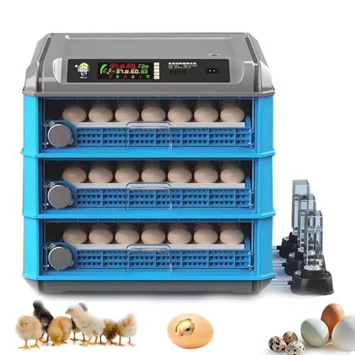 Eierbrutkasten für Bruteier, 16–500 Kapazität, Huhn/Ente/Gans/Wachtel, automatische Drehung und Feuchtigkeitskontrolle, LED-Kerzen-Alarmsystem für Schule, Bauernhof, Heimlehrer/Kinder/Geflügelbauern Eierbrutkasten für Bruteier, 16–500 Kapazität, Huhn/Ente/Gans/Wachtel, automatische Drehung und Feuchtigkeitskontrolle, LED-Kerzen-Alarmsystem für Schule, Bauernhof, Heimlehrer/Kinder/Geflügelbauern von ZHFENGZHUZ