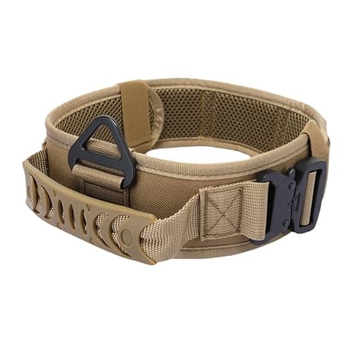 ZHHSUNY Nylon Anti-Verschleiß-Hundehalsband, verstellbares Militär-Hundehalsband mit Kommando-Griff, Trainings-Metallschnalle, verstellbares Hundehalsband für Hunde, professionelles Training, Outdoor ZHHSUNY Nylon Anti-Verschleiß-Hundehalsband, verstellbares Militär-Hundehalsband mit Kommando-Griff, Trainings-Metallschnalle, verstellbares Hundehalsband für Hunde, professionelles Training, Outdoor von ZHHSUNY