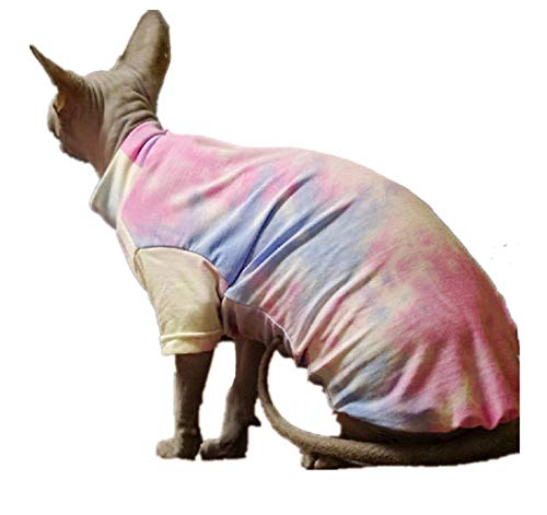 ZHIHAN Sphinx Katze Kleidung haarlose Katze Bottoming Shirt Hoodie, Farbe 1, L. von ZHIHAN