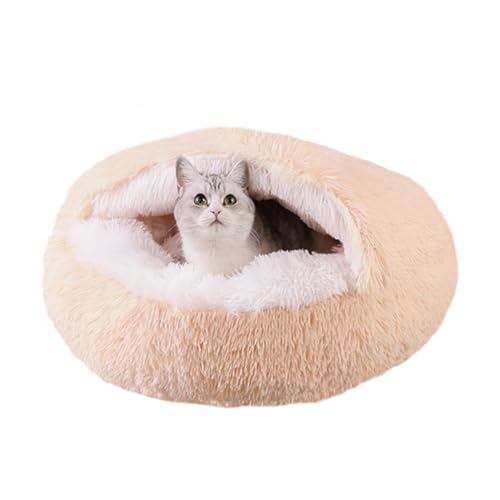 ZHULONGRUSHUI Haustierzelt, Höhlenbett, weicher Plüsch, Katzenbetten für kleine und mittelgroße Welpen, Kätzchen, Katzen, Haustiere, selbstwärmendes Haustierbett, ideal für kleine Haustiere, lindert ZHULONGRUSHUI Haustierzelt, Höhlenbett, weicher Plüsch, Katzenbetten für kleine und mittelgroße Welpen, Kätzchen, Katzen, Haustiere, selbstwärmendes Haustierbett, ideal für kleine Haustiere, lindert von ZHULONGRUSHUI
