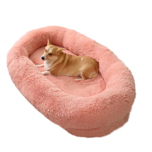 ZHULONGRUSHUI Hundebett aus Plüsch, beruhigendes Haustierbett, selbstwärmendes Katzenbett, flauschiges Anti-Angst-Hundebett, waschbar, orthopädische Hundebetten und Couch mit abnehmbarem Bezug mit ZHULONGRUSHUI Hundebett aus Plüsch, beruhigendes Haustierbett, selbstwärmendes Katzenbett, flauschiges Anti-Angst-Hundebett, waschbar, orthopädische Hundebetten und Couch mit abnehmbarem Bezug mit von ZHULONGRUSHUI