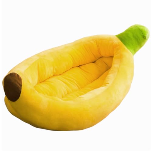 ZHULONGRUSHUI Hundebett in Bananenform, weiches Kuschelbett für Welpen, Katzen, Kätzchen, mit Reißverschluss, bequemes, beruhigendes Welpenbett für kleine Hunde, abnehmbares Kissen (70 x 45 x 15 cm) ZHULONGRUSHUI Hundebett in Bananenform, weiches Kuschelbett für Welpen, Katzen, Kätzchen, mit Reißverschluss, bequemes, beruhigendes Welpenbett für kleine Hunde, abnehmbares Kissen (70 x 45 x 15 cm) von ZHULONGRUSHUI