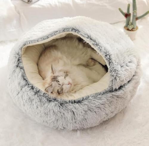 ZHULONGRUSHUI Weiches Katzenbett, flauschiges Kätzchenbett, waschbar, kleines Hundebett mit rutschfester Unterseite, Haustierkissen, Welpenbett für kleine, mittelgroße Haustiere, zum Schlummern, ZHULONGRUSHUI Weiches Katzenbett, flauschiges Kätzchenbett, waschbar, kleines Hundebett mit rutschfester Unterseite, Haustierkissen, Welpenbett für kleine, mittelgroße Haustiere, zum Schlummern, von ZHULONGRUSHUI