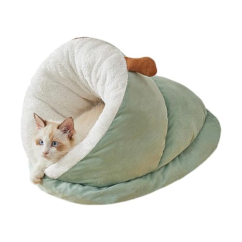 Höhlen Katzennest, Weiches Katzen Niedliche Betten, Halbgeschlossenes Design Warmes Gemütliches Zelt Katzennest Bett Für Mittelgroße Und Kleine Haustiere Höhlen Katzennest, Weiches Katzen Niedliche Betten, Halbgeschlossenes Design Warmes Gemütliches Zelt Katzennest Bett Für Mittelgroße Und Kleine Haustiere von ZHUMCCY