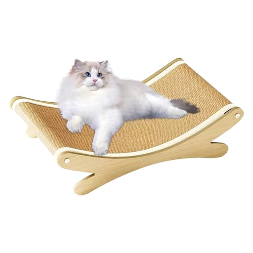 Kratzbretter Katze, Sisal Kratzbrett Für Katzen, Katzenkratzbretter, Verschleißfeste Katzen Lounge Kratzmöbel Kratzspielzeug Für Krallenschleifen, Spielen Und Schlafen,47x30x13cm von ZHUMCCY